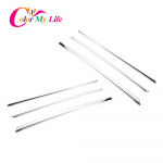 6 t&uuml;kki roostevabast terasest sportliku esiv&otilde;re iluv&otilde;re raami trimmi kleebis Volkswagen VW T-cross Tcrossile 2018-2023