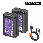 PALO 7,4 V 2250 mAh USB NP-FW50 NP FW50 NPFW50 aku Sony Alpha a 6500a 6300 a6000 a5000 a3000 NEX-3 a7R a7S NEX-7 jaoks