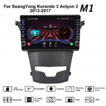 2 Din Androidi autoraadio multimeediumivideopleier SsangYong Korando 3 Actyon 2 jaoks 2013&ndash;2017 Nupunupuga WiFi 1+16 GB 1+16GB