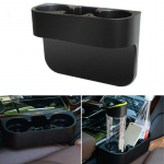 Auto topsihoidja Auto Interior Organiser Portable Multifunction Vehicle Seat Gap Cup pudel must