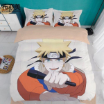 Multifilm Naruto Sasuke Kakashi anime &uuml;li&otilde;pilaste &uuml;hiselamu &uuml;he voodilina tekikate kolmeosaline komplekt kaheinimese voodipesu neljaosaline komplekt AU Single(140x210cm)