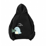 Kevad-s&uuml;gis unisex naiste pulloverid kapuutsiga naljakas dinosaurusprinteriga pikkade varrukatega kampsun paarile y2k riided Unisex kapuutsid Topid Unisex 2XL