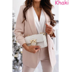 Naiste pikkade varrukatega &uuml;hev&auml;rviline &uuml;likond, vabaaja &otilde;huke p&auml;evakost&uuml;&uuml;m, suur suurus S-3XL XXL khaki