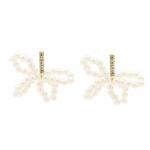 Naiste Faux Pearl Bow Flower Heart Ear Stud Star K&otilde;rvar&otilde;ngad Ehted Kingitus 4#