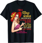 Olen May Woman Birthday Girl Queen Born In May Unisex T-s&auml;rk S