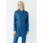 Kaheosaline hijabikomplekt meditsiinilised koorijad unisex arsti &otilde;endusvormi komplekt Meditsiiniline vormikomplekt, kirurgiline &uuml;likond, pikad varrukad + p&uuml;ksid XS
