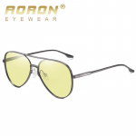 AORON alumiinium magneesium metallraam mood &ouml;&ouml;n&auml;gemine fotokroomsed polariseeritud p&auml;ikeseprillid &auml;riprillid s&otilde;iduprillid Night Vision Photochromic must