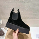 Lumesaapad Paksu tallaga Tasman Naised Mehed Disainer Talvised Pahkluu T&ouml;&ouml;saapad Villased kastanist kingad 36 armee roheline v&auml;rv