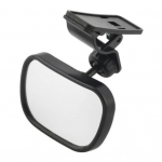 Universaalne reguleeritav auto tagaistme vaatepeegel, lapse turvaklamber koos klambriga must