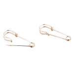 1 paar naiste loomingulisi vaskklambri t&uuml;&uuml;pi haakn&otilde;elaga k&otilde;rvaklappe must