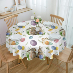 Kevadine lihav&otilde;ttemuna j&auml;nes &uuml;marlaudlina festival s&ouml;&ouml;gituba veekindel laudlina lauakate pulmapeo kaunistamiseks 4pcs 33x48 Table mat