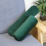 &Uuml;mmargune eemaldatav voodi Diivanipadi istmepadjad kontoritoolidele P&otilde;hjamaade stiilis sametpestav pika une padi Kodukaunistused 1pc 15x15x60cm roheline