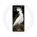 Samsung Galaxy A21S &uuml;mbris Valged kakaduud Papagoid puu otsas