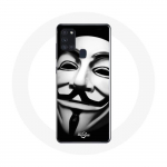 Samsung Galaxy A21S &uuml;mbris oleme leegioni anon&uuml;&uuml;mne mask
