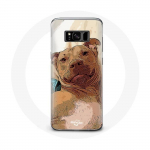 Coque pour Samsung Galaxy S8 American Pit Bull Terrier Marron