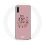 &Uuml;mbris Samsung Galaxy A70 Elite 5. hooaja plakatitegelaste Fanart logo jaoks