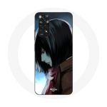 Coque pour Xiaomi Redmi Note 11S Mikasa Ackerman Attaque des Titans Manga Anime