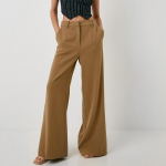Naised laiad s&auml;&auml;red lahtised t&otilde;mblukk k&otilde;rge v&ouml;&ouml;kohaga vabaaja langevad sirged p&uuml;ksid kontori elegantsed mugavad &uuml;hev&auml;rvilised p&uuml;ksid moen&ouml;&ouml;p lahtised naissoost S khaki