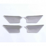 Roostevabast terasest auto siseukse k&auml;epideme kausi kleebised kaane lisatarvikud k&auml;etugi 4tk Volkswagen VW Tiguan L 2022 2023 2024 jaoks h&otilde;be