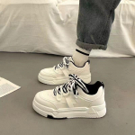 Naiste paksu tallaga valged kingad kevadised ja s&uuml;gisesed k&otilde;rgekvaliteedilised uued ni&scaron;i mitmek&uuml;lgsed vabaajaspordi lauajalatsid 35 hall v&auml;rv