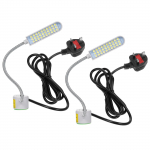 2 tk 30 LED-i &otilde;mblusmasina lambi magnetilise alusega LED-valgusti painduv painutatav toru UK Plug mitmev&auml;rviline