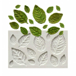 1 tk vahtra/roosi lehed silikoonvorm Fondant vormikoogi kaunistamise t&ouml;&ouml;riistad koogikeste k&uuml;psetamine Gumpaste vormit&ouml;&ouml;riistad Rose Leaves