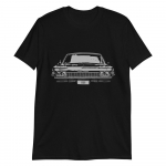 1968. aasta Chevy Impala antiikne klassikaline auto l&uuml;hikeste varrukatega unisex T-s&auml;rk S