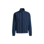 Adidas Originals Trefoil MW TT Jakk k&otilde;rge krae ja ruudumustriga Meeste spordijakid Tumesinine GN3794 XS