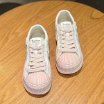 Platvorm valged kingad Naiste suvised uued &otilde;hukesest v&otilde;rgust hingavast v&otilde;rgust pehme p&otilde;hjaga vabaaja kingad, mis sobivad k&uuml;psisplaadist 35 roosa