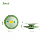 Cartoon Animal Style Press t&uuml;&uuml;p Silikoonist &auml;ravoolukate &auml;ravoolukork &auml;ravoolukork L&otilde;hnavastane Blokeerimisvastane roheline