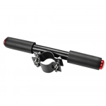 Elektrilise t&otilde;ukeratta laste lenksu lapses&otilde;bralik k&auml;sipuu tulega, mis &uuml;hildub Ninebot G30 ES seeriaga must