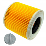 Asenduskassettfilter Karcheri WD3 WD 3 P SE4001 WD2 WD1 MV3 &otilde;hutolmu HEPA filtrite jaoks Tolmuimeja tarvikud osad