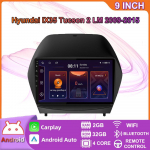 9-tolline Androidi autoraadio Carplay jaoks Hyundai IX35 Tucson 2 LM 2009-2015 auto multimeedia videopleier GPS-navigatsioon WIFI 2+32GB 2+32GB