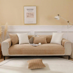 Talvine diivani kate Paks libisemisvastane pehme diivanipadi elutuppa Pehme universaalne diivanikate &uuml;hev&auml;rviline lehekujuline diivanimatt 70x70cm 1pcs