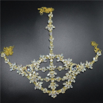 Exaggerated masquerade mask personality festival party show rhinestone mask female mask