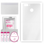 apgo Ultra Clear Protective Skin Sticker for the back compatible with Cubot H3, Wrap Film, Hydrogel Film, Flexible, Soft TPU with positioning layer ea