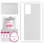 apgo Protective Skin Sticker for the back compatible with Infinix Zero X Pro, Wrap Film, Foil, Vinyl - Pattern Transparent Carbon