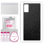 apgo Protective Skin Sticker for the back compatible with Cubot P40, Wrap Film, Foil, Vinyl - Pattern Black Honeycomb