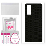 apgo Protective Skin Sticker for the back compatible with ZTE Axon 20 5G, Wrap Film, Foil, Vinyl - Pattern Matrix