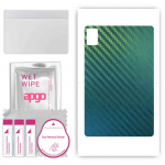 apgo Protective Skin Sticker for the back compatible with Doogee T30 Pro, Wrap Film, Foil, Vinyl - Pattern Carbon Chameleon CAKA1