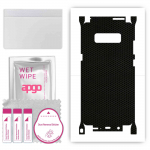 apgo Protective Skin Sticker for the back+sides compatible with Samsung Galaxy Note 8, Full Wrap Film, Foil, Vinyl - Pattern Matrix