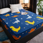 High-grade waterproof dark grey mattress cover children's urinary pads anti-skidding bed cover mattress protector home decor 90cmx200cm bed
