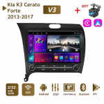 9 autoraadio 2+32GB Kia K3 Cerato Forte 2013-2017 WIFI 2 DIN-Android Auto-Carplay-Gps jaoks