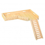 Hammustusvastane tapi konstruktsioon Lihtne paigaldamine paksenenud roti ronimism&auml;nguasi hamster kahekihiline S