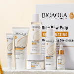 Rice Puree Skin Care Set Box Niisutav Niisutav N&auml;opuhastus Toonik Nahahooldustoodete komplekt