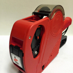 Uus MX-5500 8-kohaline EOS-i hinnap&uuml;stol + 5000 valgete punaste joontega silte + 1 tindirulli silt p&uuml;stol punane