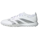 adidas Predator 24 League Low Murukate Cloud White Silver Metallic Grey Unisex Tossud Hall-&Uuml;ks IE2613 40