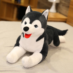 1tk 68cm Kawaii Husky Pehme Palus koeranukud T&auml;idisega Loomad Lapsed M&auml;nguasjad Simulatsioon Husky j&otilde;ulukingitused S&uuml;nnip&auml;eva Brinquedos 68cm