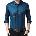 Western Cool Style Plus Long Turn Size meeste varrukatega vabaaja kaelarihmadega n&ouml;&ouml;bid &otilde;huke s&auml;rk M tumesinine v&auml;rv