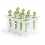 8 Grid DIY Popsicle Vorm Omatehtud j&auml;&auml; Pop plastvormid koos pulgaga Summer Kid DIY j&auml;&auml;tise vorm K&ouml;&ouml;k k&uuml;lmutatud j&auml;&auml;pulga vorm